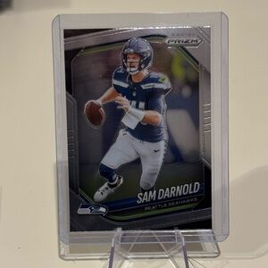🔥 2025 Sam Darnold Panini Prizm Card. Seattle Seahawks
